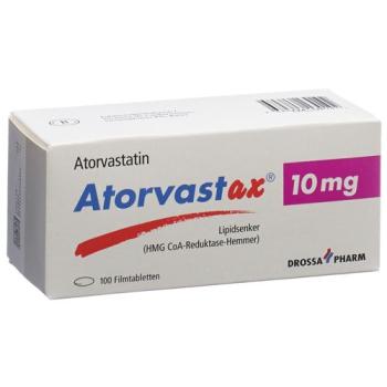 Atorvastax film tabl 10 mg 100 pcs