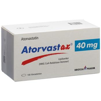 Atorvastax film tabl 40 mg 100 pcs