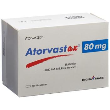 Atorvastax film tabl 80 mg 100 pcs