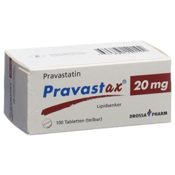 Pravastax Tabl 20 mg 100 pcs