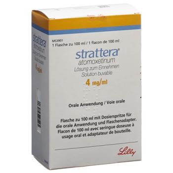 Strattera drinking solution 4 mg/ml bottle 100 ml