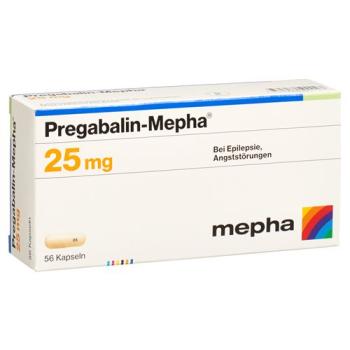 Pregabalin-Mepha Kaps 25 mg 56 pcs