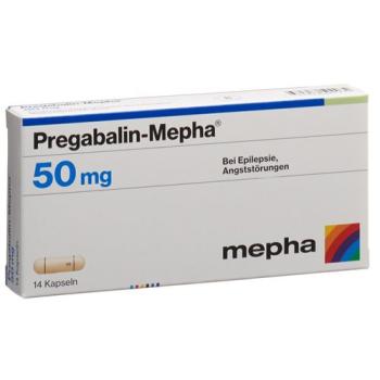 Pregabalin-Mepha Kaps 50 mg 14 pcs