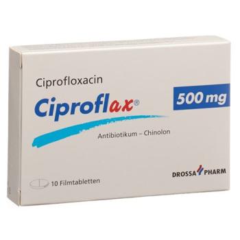 Ciproflax Filmtablet 500 mg 10 pcs