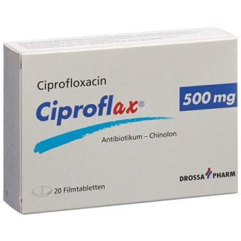 Ciproflax Filmtablet 500 mg 20 pcs
