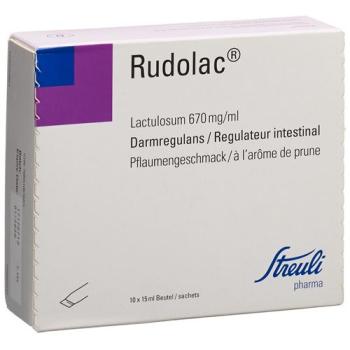 Rudolac syrup in a bag 10 bags 15 ml