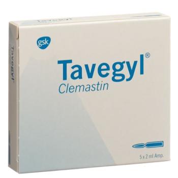 Tavegyl Inj L&ouml;s 2 mg/2ml i.m./i.v. 5amp 2ml