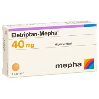 Eletriptan-Mepha Lactab 40 mg 4 pcs