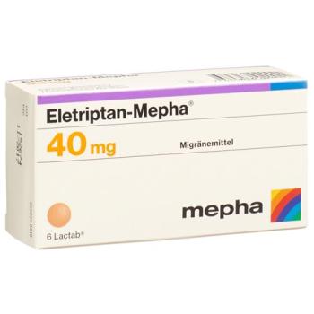 Eletriptan-Mepha Lactab 40 mg 6 pcs