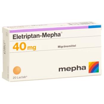 Eletriptan-Mepha Lactab 40 mg 20 pcs