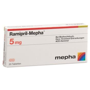 Ramipril-Mepha Tabl 5 mg 20 pcs