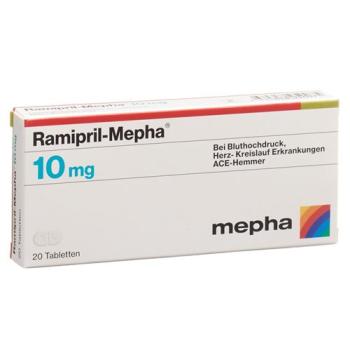 Ramipril-Mepha Tabl 10 mg 20 pcs