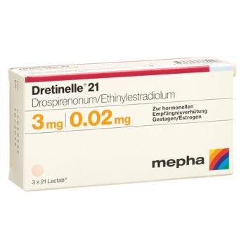 Dretinelle 21 lactab 3 x 21 pcs