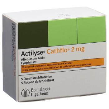 Actilyse Cathflo dry sub 2 mg permeate 5 pcs