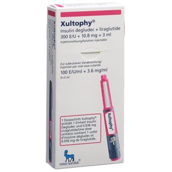 XULTOPHY 100E/ML 3.6 MG/ML 3 FERTPEN 3 M