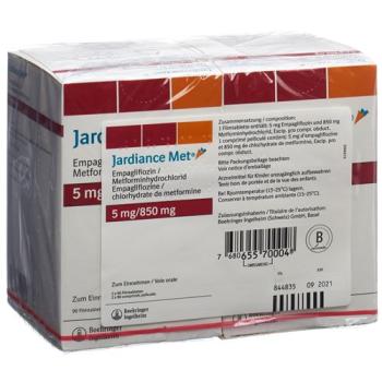 Jardiance Met Filmtablet 5/850mg 2 x 90 pcs
