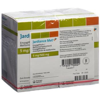 Jardiance Met Filmtablet 5/500mg 2 x 90 pcs