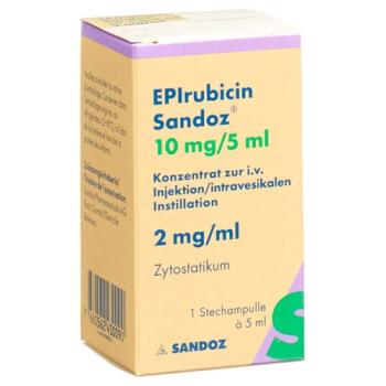 Epirubicin Sandoz 10mg/5ml perf 5ml