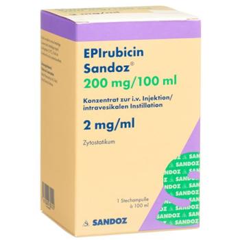 Epirubicin Sandoz 200mg/100ml perf 100ml