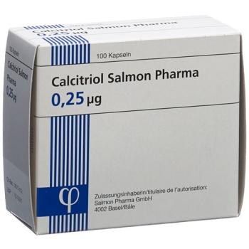 Calcitriol Salmon Pharma Kaps 0.25 mcg 100 pcs