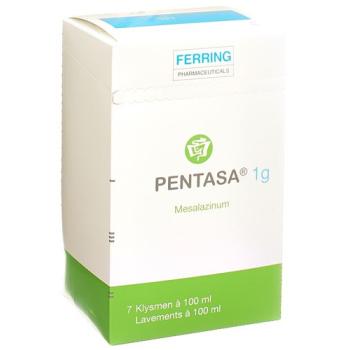 Pentasa Klysma Klist 1g 7 x 100ml