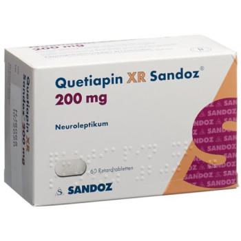 Quetiapine XR Sandoz Ret Tabl 200 mg 60 pcs