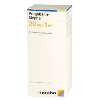 Pregabalin-Mepha Oral Solution 20mg/ml Fl 473ml