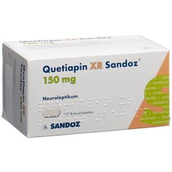 Quetiapine XR Sandoz Ret Tabl 150 mg 100 pcs