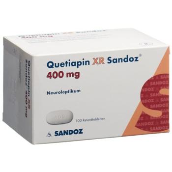 Quetiapine XR Sandoz Ret Tabl 400 mg 100 pcs