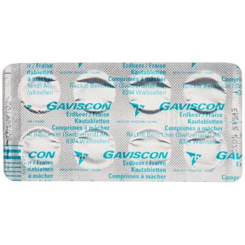 Gaviscon Chewing Tabs Strawberry 48 pcs