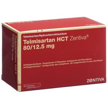 Telmisartan HCT Zentiva Tabl 80/12.5 mg 100 pcs