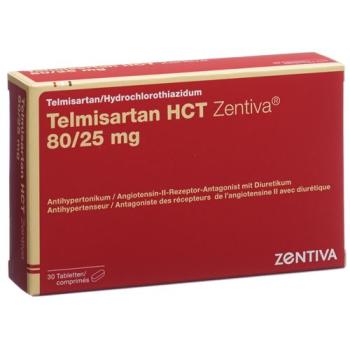 Telmisartan HCT Zentiva Tabl 80/25 mg 30 pcs