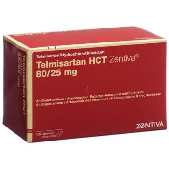 Telmisartan HCT Zentiva Tabl 80/25 mg 100 pcs