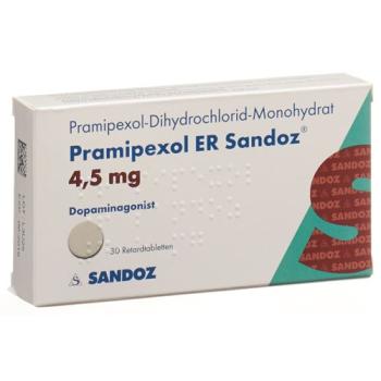Pramipexol ER Sandoz Ret Tabl 4.5 mg 30 pcs