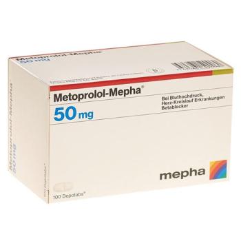 Metoprolol-Mepha Depotabs 50 mg 100 pcs