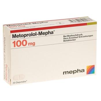 Metoprolol-Mepha Depotabs 100 mg 30 pcs