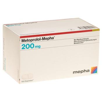 Metoprolol-Mepha Depotabs 200 mg 100 pcs