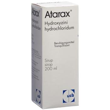 Atarax syrup 2 mg/ml bottle 200 ml