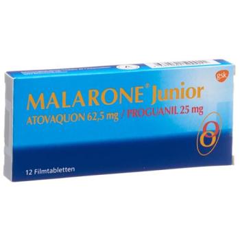 Malarone Junior Filmtablet 62.5/25 mg 12 pcs