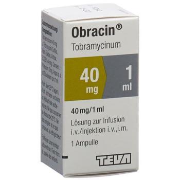 Obracin Inj sol 40mg/ml perf 1ml