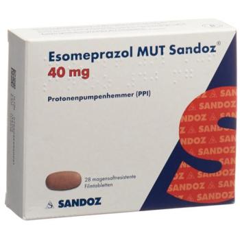 Esomeprazol MUT Sandoz Filmtabl 40 mg 28 pcs