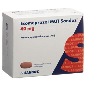 Esomeprazol MUT Sandoz Filmtabl 40 mg 56 pcs