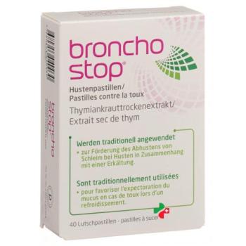 Bronchostop Hustenpastillen Lutschtabletten 40 Stk