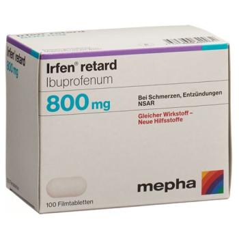 Irfen retard Ret Filmtabl 800 mg 100 pcs