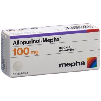 Allopurinol-Mepha Tabl 100 mg 50 pcs