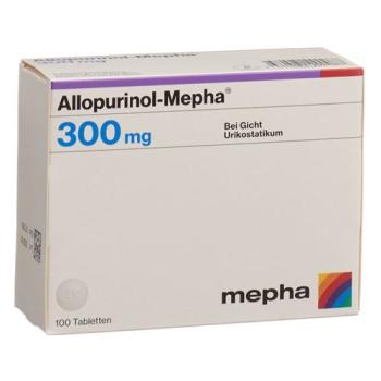Allopurinol-Mepha Tabl 300 mg 100 pcs