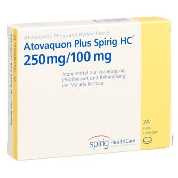 Atovaquone Plus Spirig HC Filmtablet 250/100mg 24 pcs