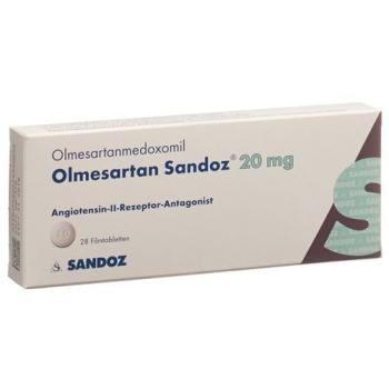 Olmesartan Sandoz film tablets 20 mg 28 pcs