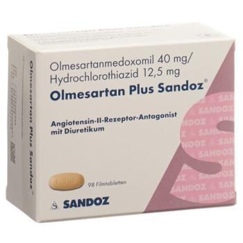 Olmesartan Plus Sandoz Filmtablet 40/12.5mg 98 pcs
