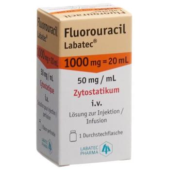 Fluorouracil Labatec Inj L&ouml;s 1000 mg/20ml perf 20 ml